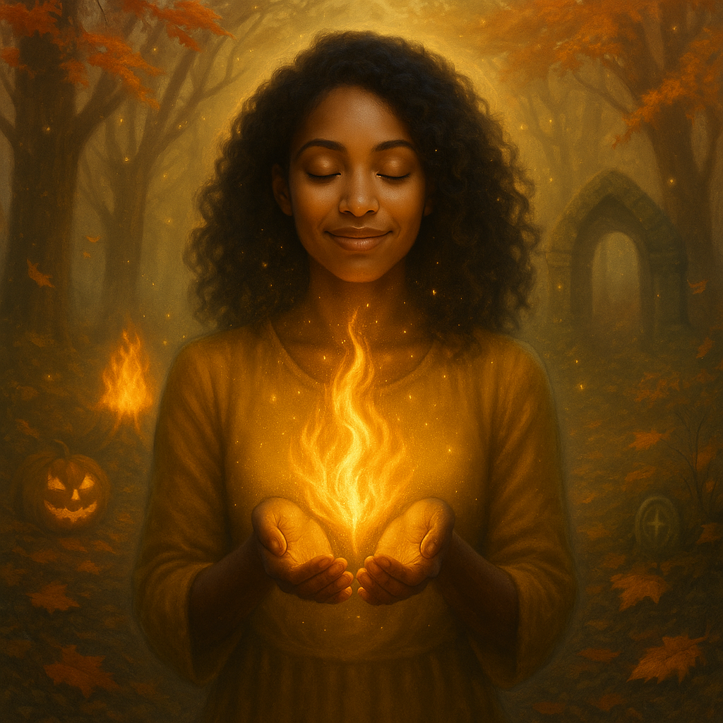 🔥 La Flamme de l’Entremonde - Soin énergétique collectif de Samhain – Activation du feu sacré