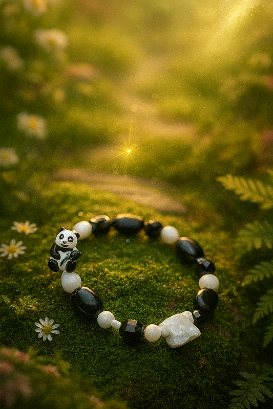 L’éveil du panda- Talisman de sagesse et d’harmonie